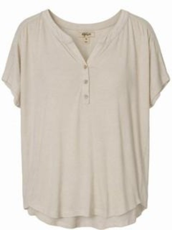 Style & Co Tops - Style & Co Women's Short Sleeve Henley Top M